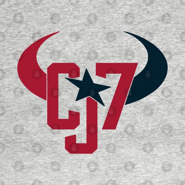 CJ7, Houston Football design by FanSwagUnltd